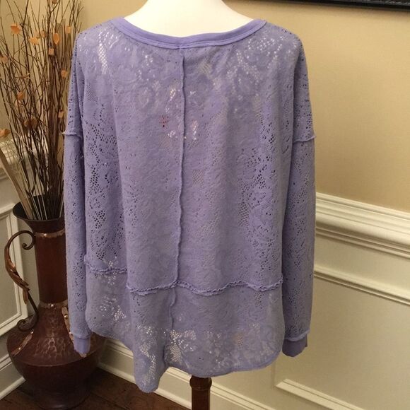 Free People Not Cold In This Floral Knit Top XS - Picture 6 of 7